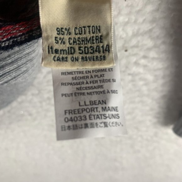L.L. Bean Sweater Women's Small Multicolor Fair Isle Turtleneck Long Sleeve 7644 - Picture 4 of 8